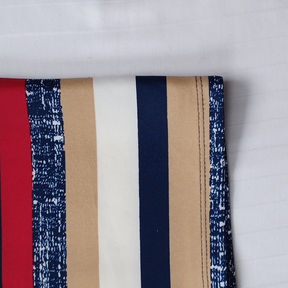 NYCC Striped Stretch Pull On Pencil Skirt- Sz. XL - Picture 6 of 10